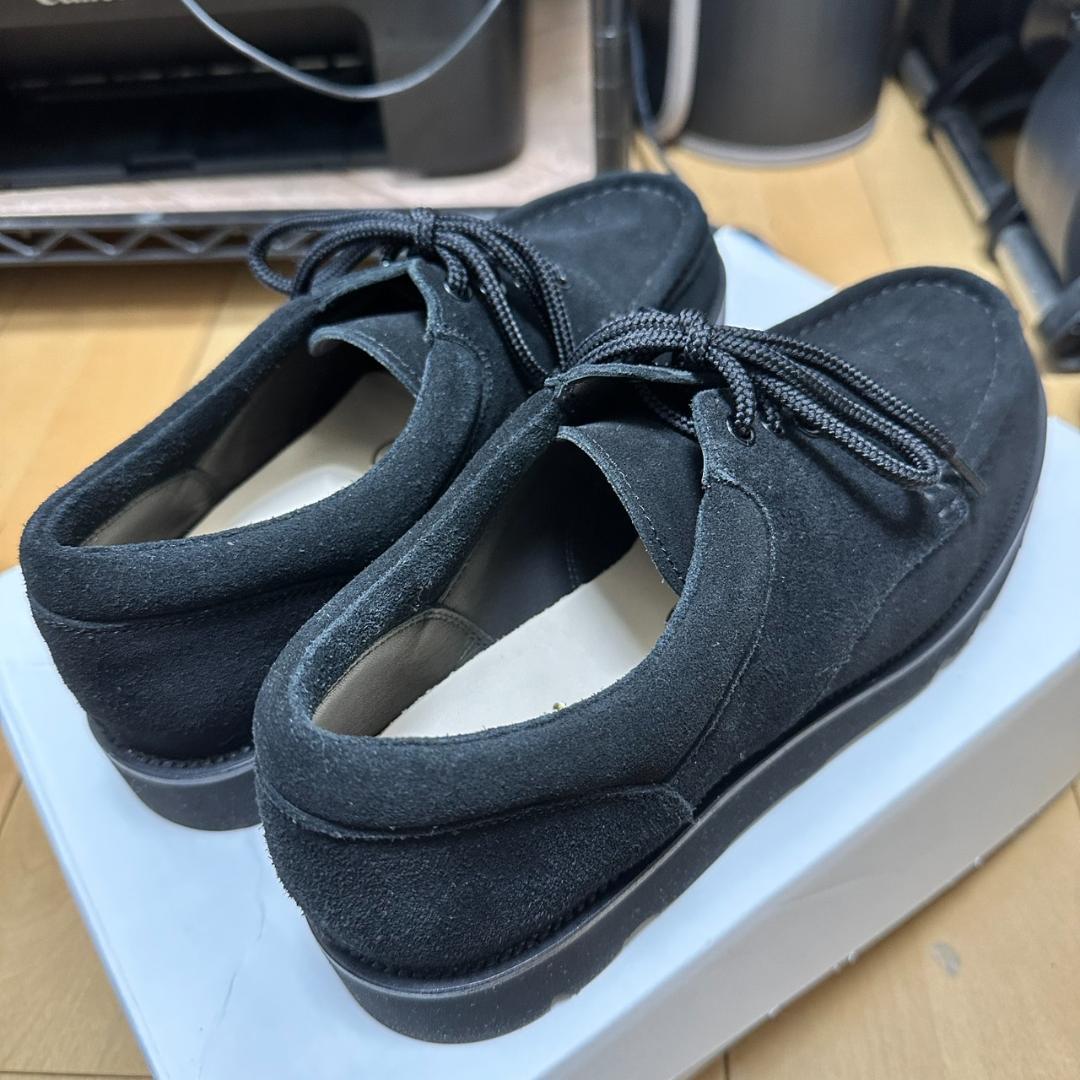 靴 MARBOT MOCCASIN SHOES BLACK