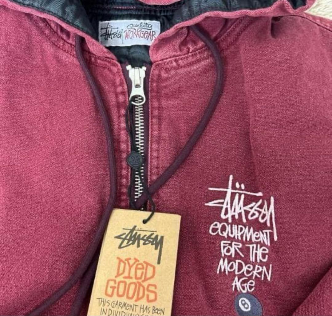 ジャケット・アウター STUSSY CANVAS INSULATED WORK JACKET XL