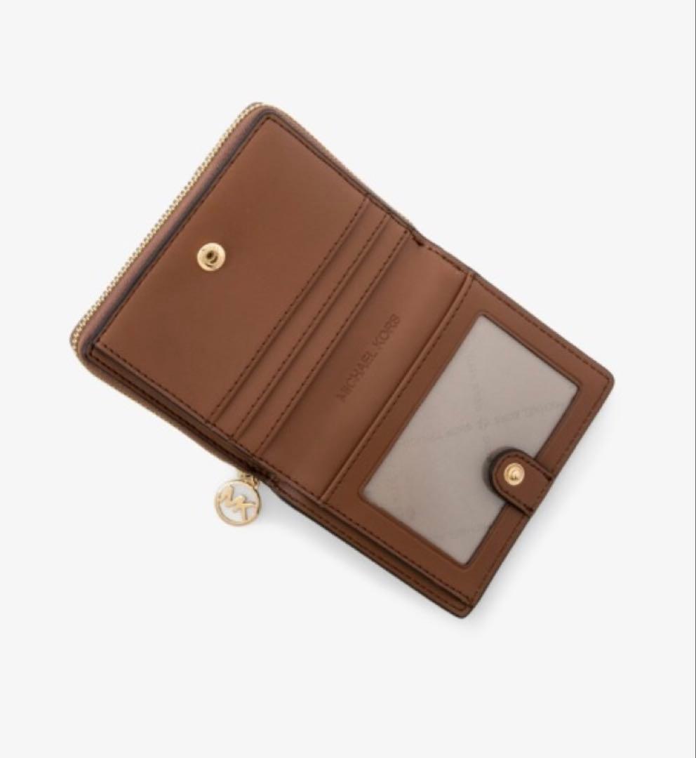 新品未使用　マイケルコース　二つ折り財布　MKシグネチャー