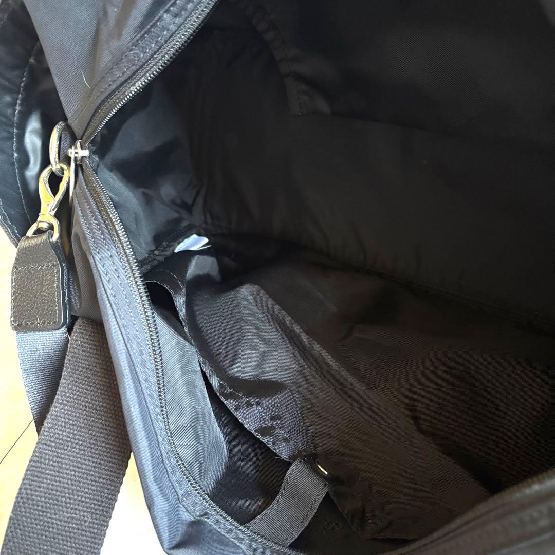 agnes b アニエスベー ボストンバッグ ナイロン 黒 美品