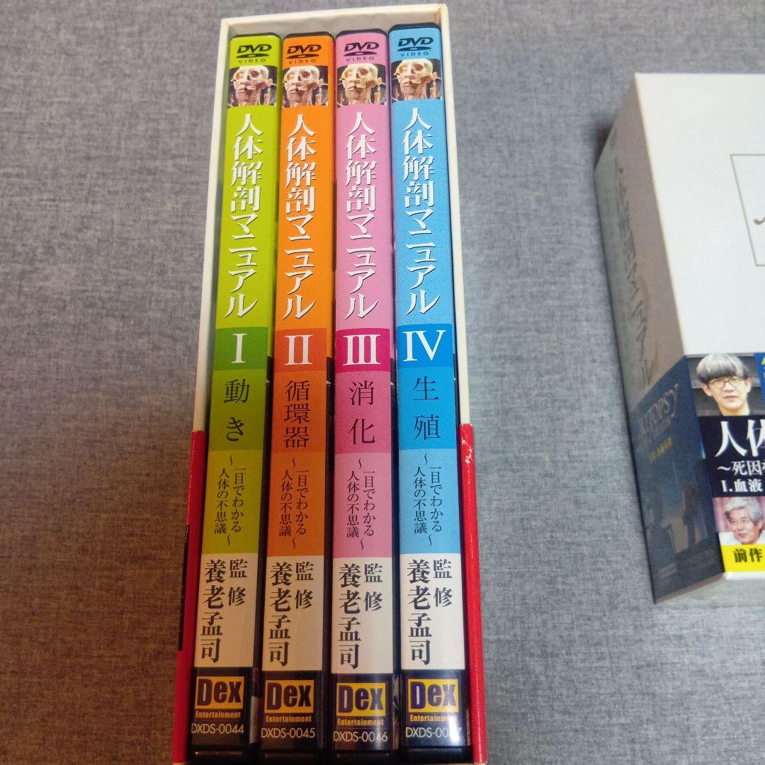 人体解剖マニュアル1&2 DVD-BOXセット〈各4枚組〉