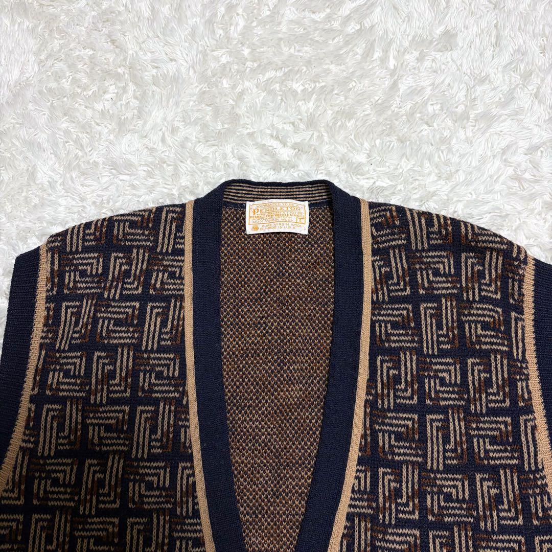 ✨激レア✨ PENDLETON 60s 70s ニットベスト USA製 総柄