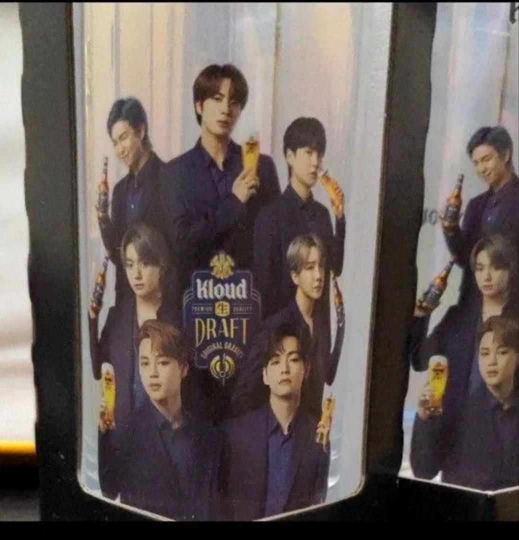 BTS クラウド ビール ホログラムグラス
