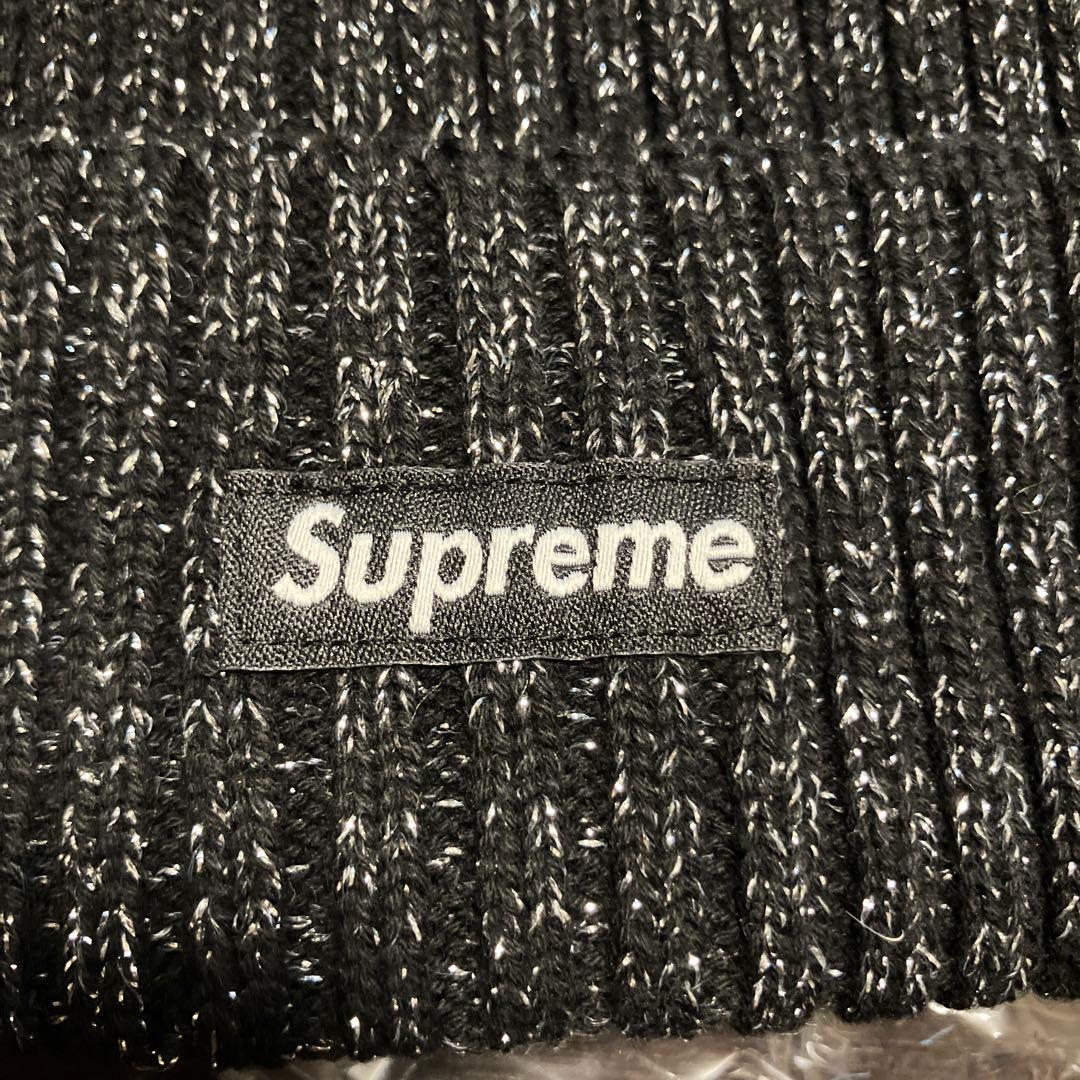 Supreme 25ss ビーニー メタリックブラック