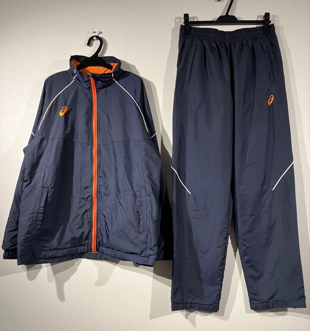asics 裏フリース 冬用ジャージ上下 ジャージセットアップ