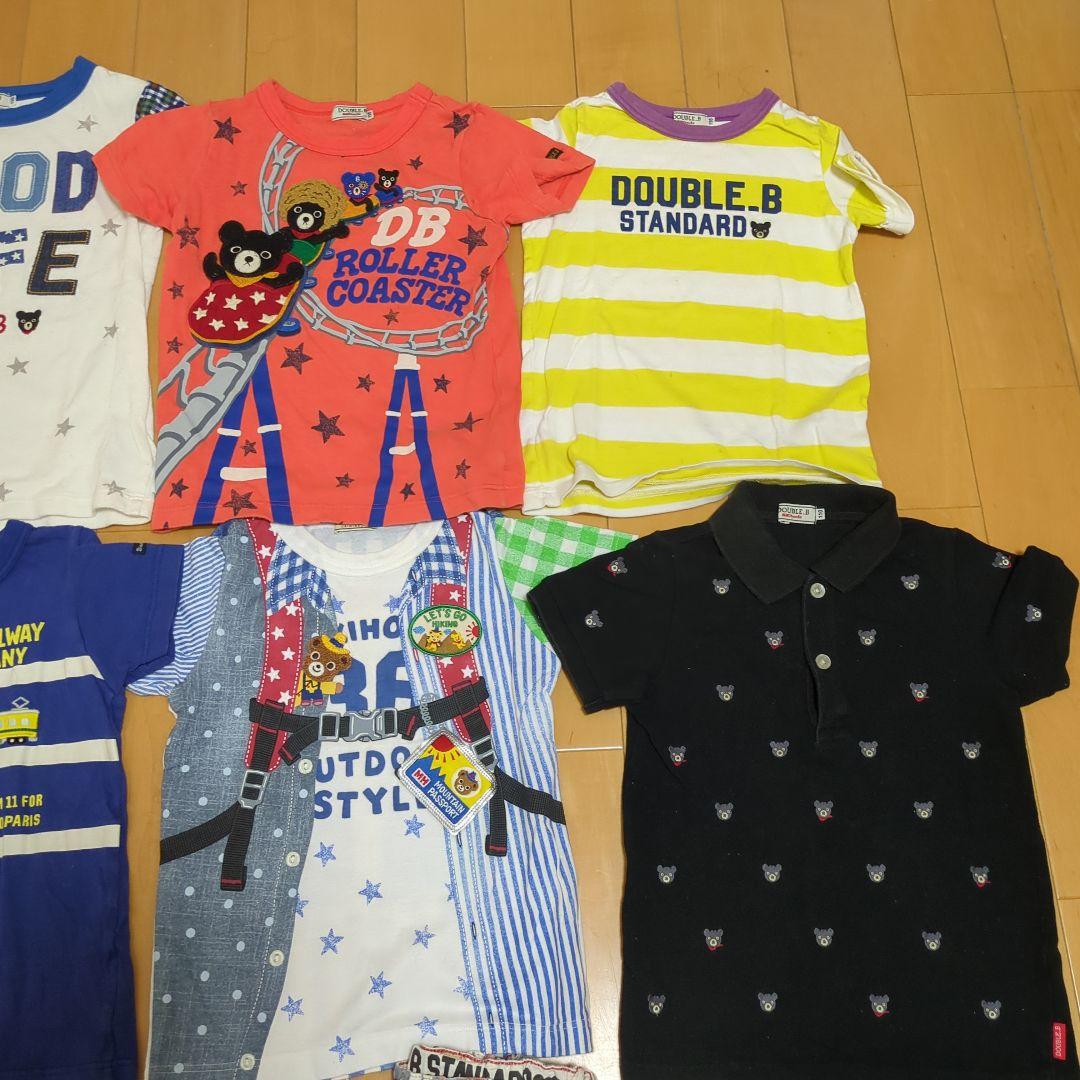 ミキハウス　double.B 　ブラックベア　Tシャツセット 110cm　15点