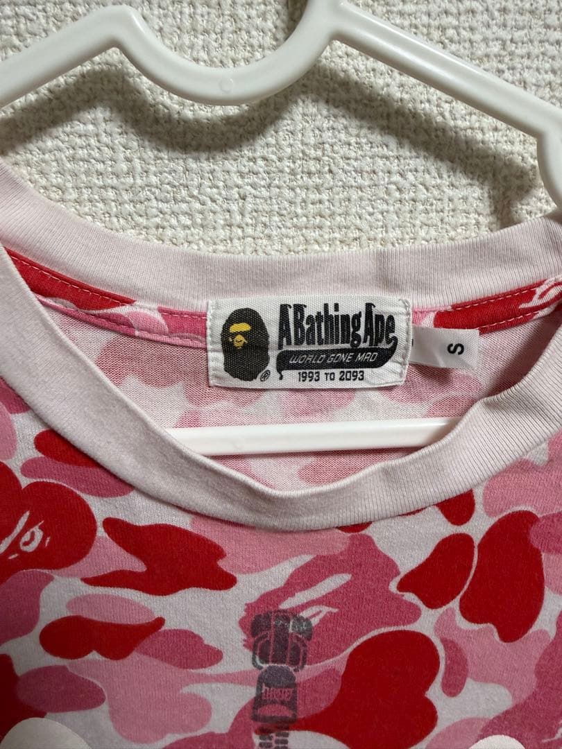 A BATHING APE カモフラージュ シャーク Tシャツ 古着 S