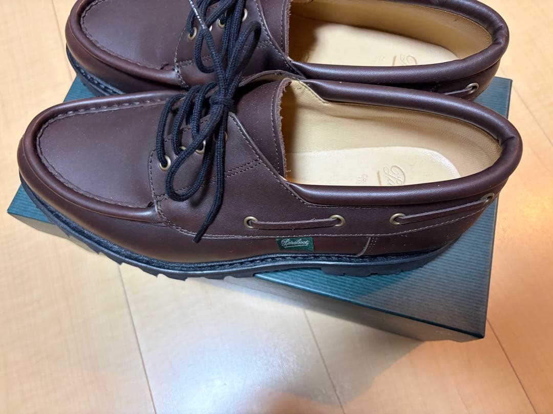 【新品】Paraboot CHIMEY LIS EBONY モカシン　茶 8.5