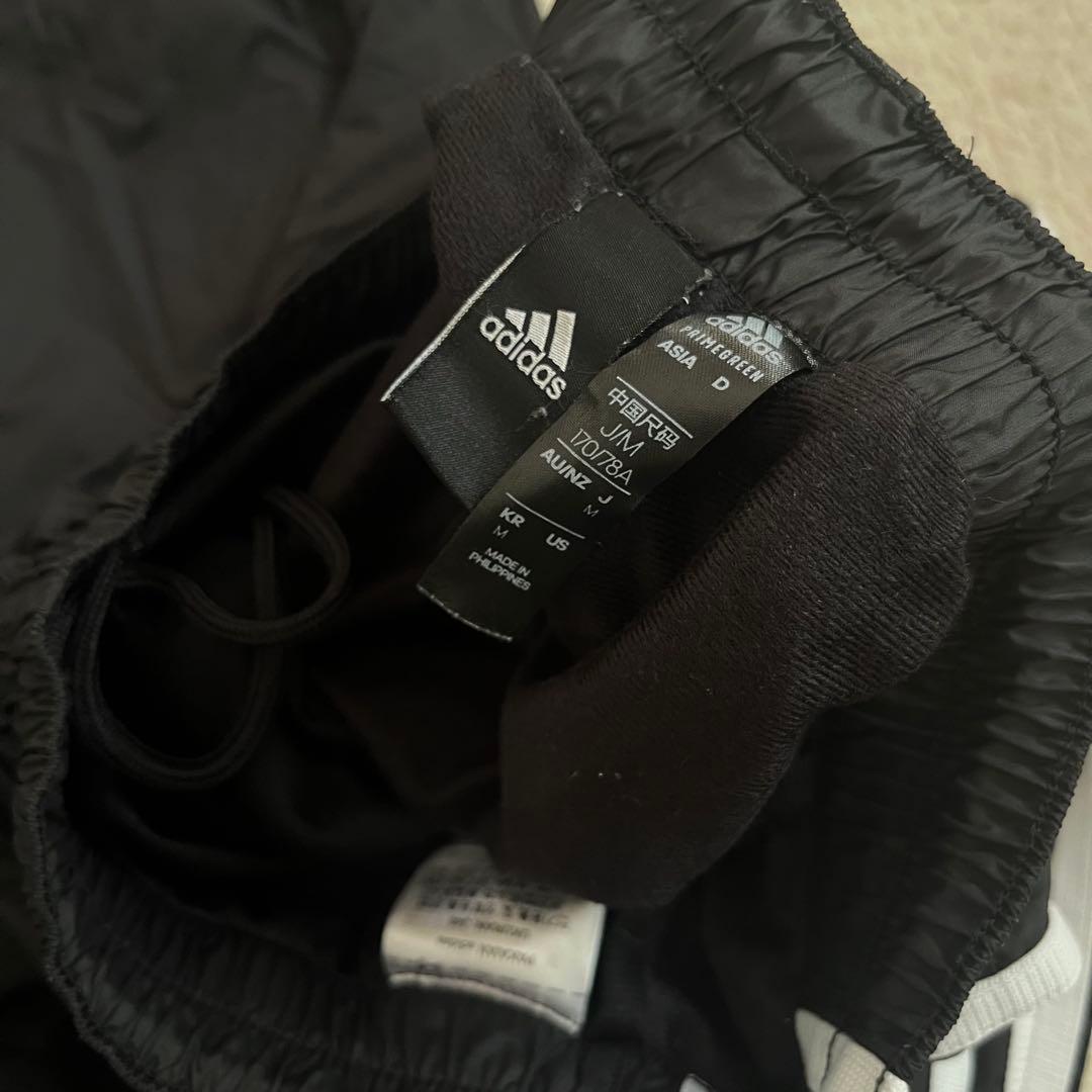 adidas ウインドブレーカー　上下セット　165 ブラック　アディダス