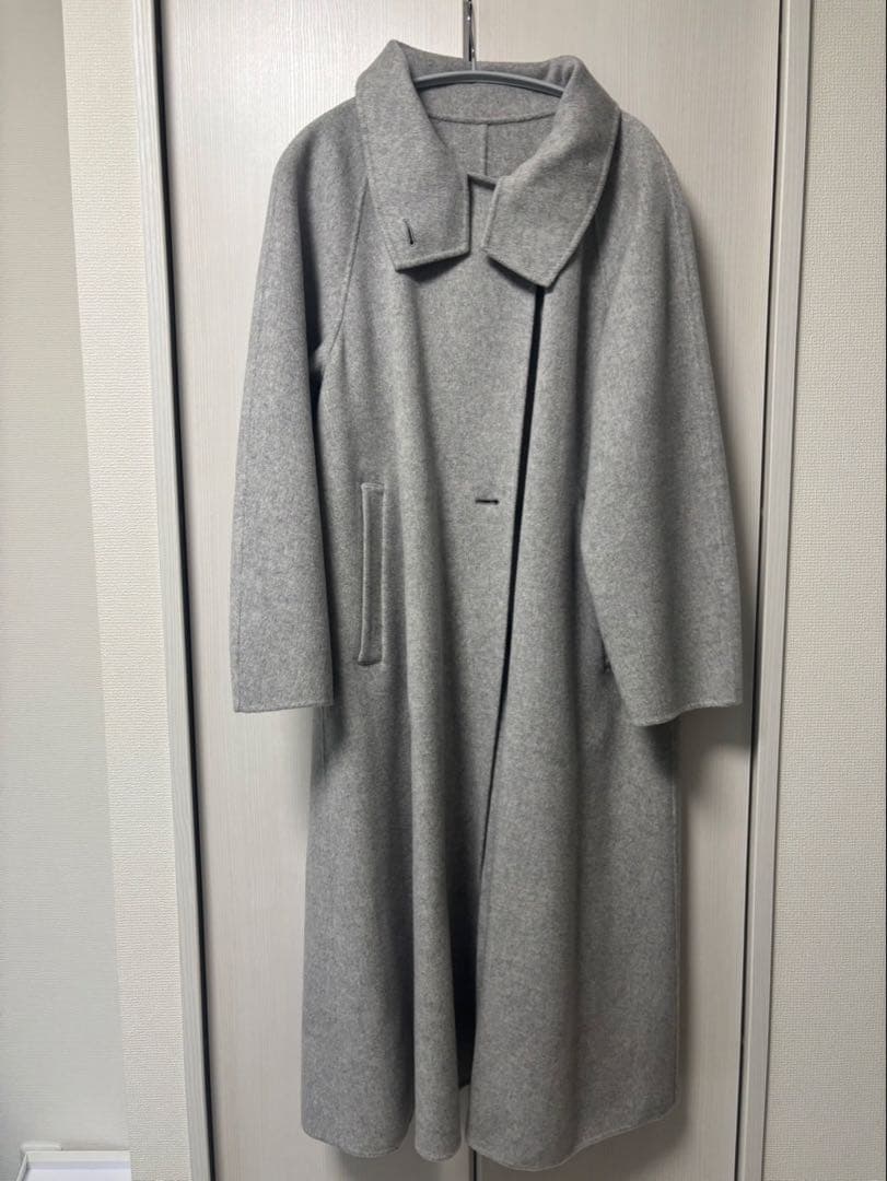 【入手困難】アダムエロペ　スタンドカラーフーデッドリバーコート　23-24AW
