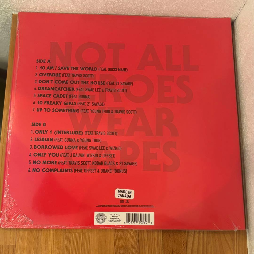洋楽 Metro Boomin NOT ALL HEROES WEAR CA LP