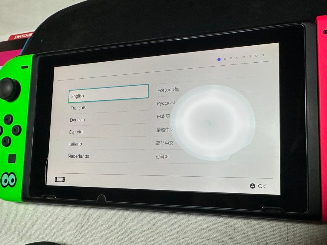 Nintendo Switch 本体 スプラトゥーン 初期型 XAJ プロコン