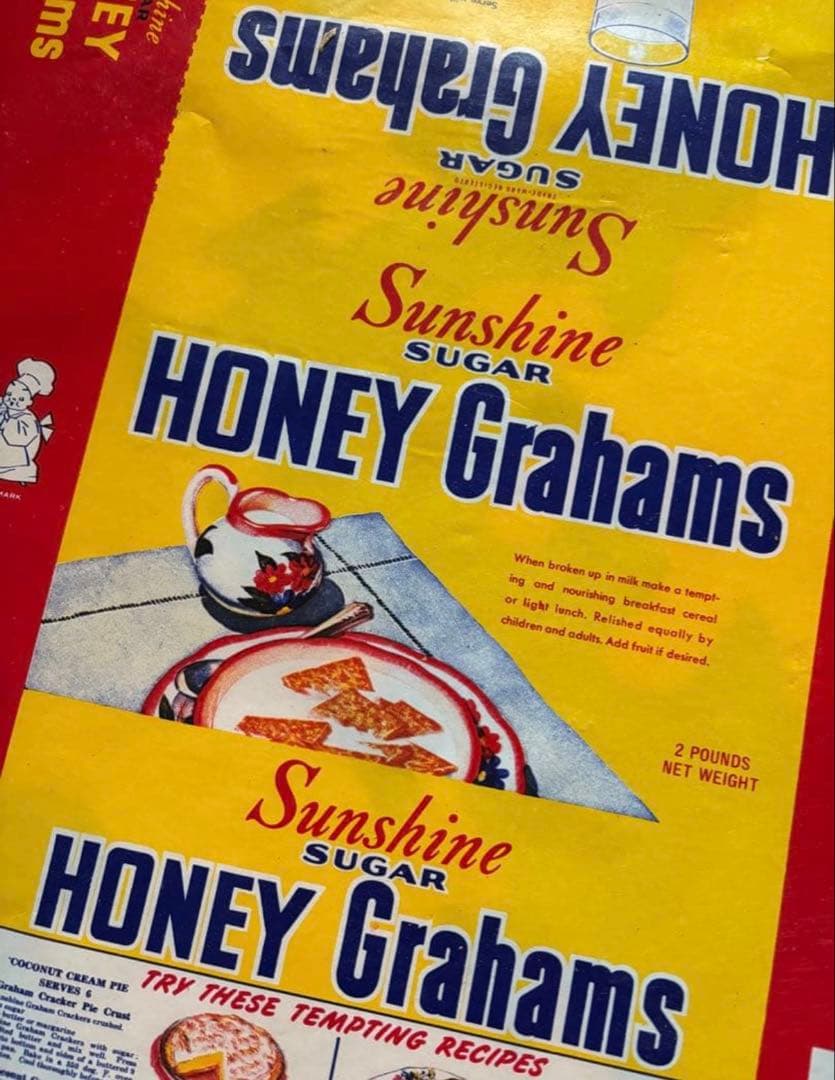 海外紙物　sugar honey grahamsラッピングペーパー50柄　ラスト