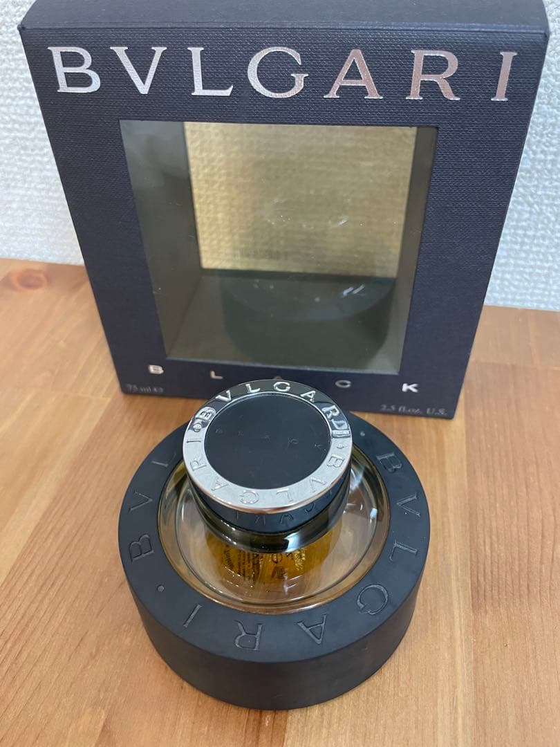 【廃盤品】BVLGARIBLACK 75ml ブルガリブラック　香水　箱付き
