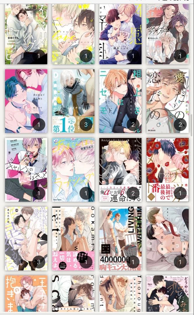 最終値下げ！BL ボーイズラブ 漫画 人気巻多数！！ 合計531巻