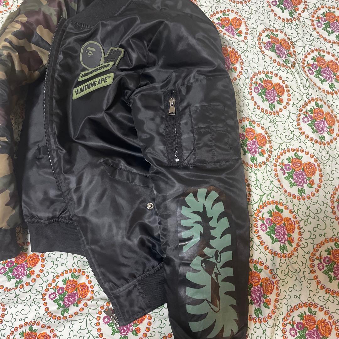 UNDEFEATED A BATHING APE MA-1ジャケット