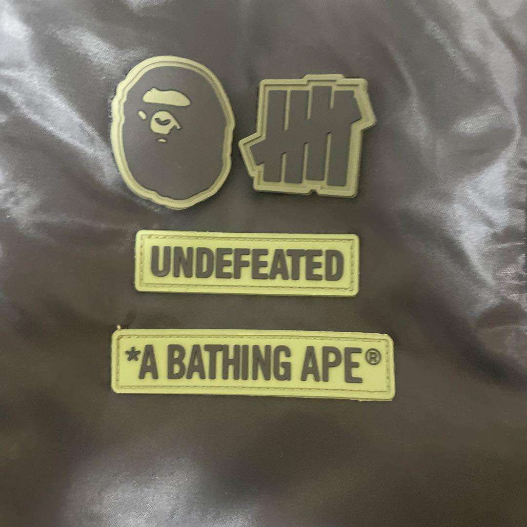 UNDEFEATED A BATHING APE MA-1ジャケット