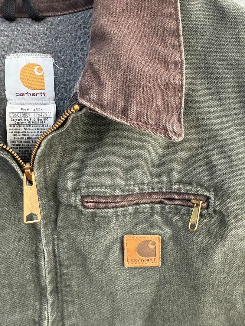 ホ*ン様 Carhartt デトロイトジャケット　YYJ97 MOS