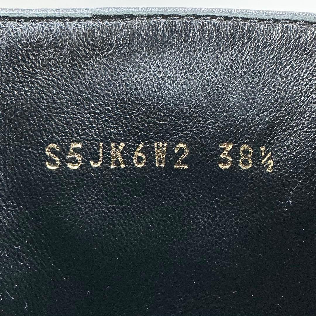 VALENTINO 　アンクルブーツ　Vロゴ　シグネチャー　レザー　25.5cm