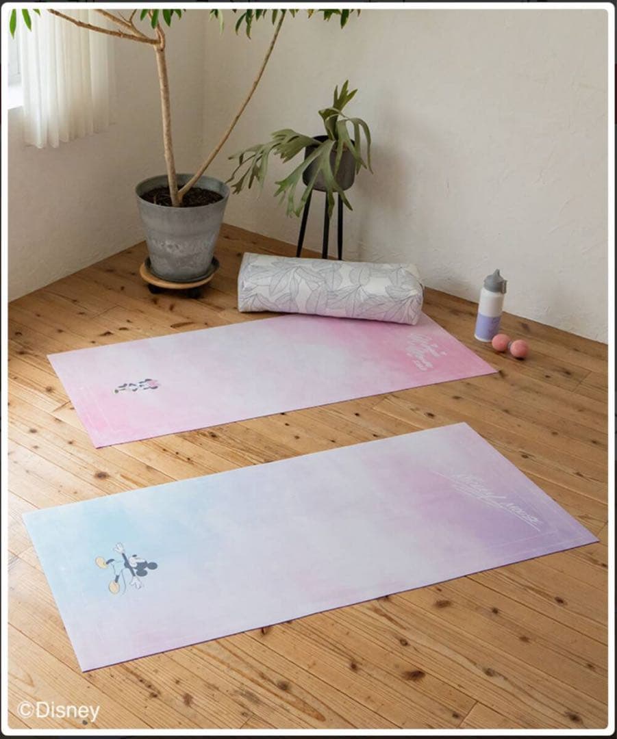 新品未使用品⭐︎ミニーマウス ヨガマット Web限定
