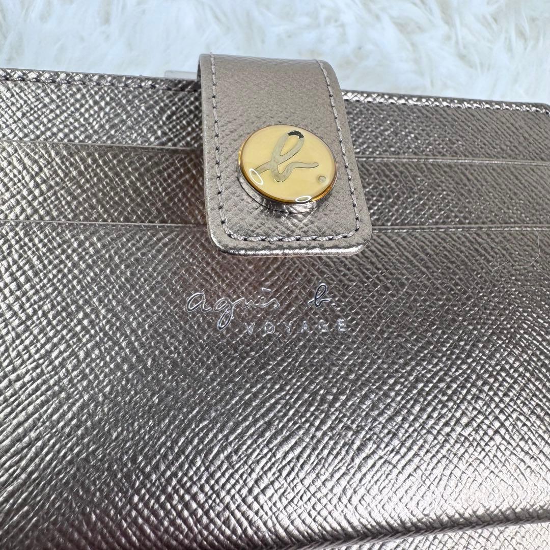 【定価55000円】新品 アニエスベー がま口 財布 ゴールド