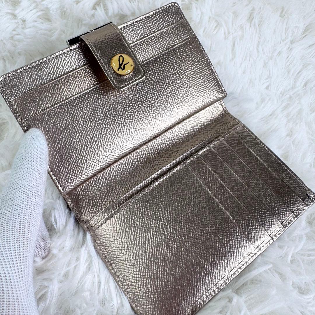 【定価55000円】新品 アニエスベー がま口 財布 ゴールド