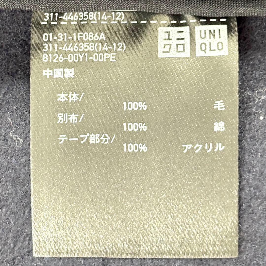 【新品】 ユニクロ +J ウール ダッフルコート オーバーサイズ ネイビー XL