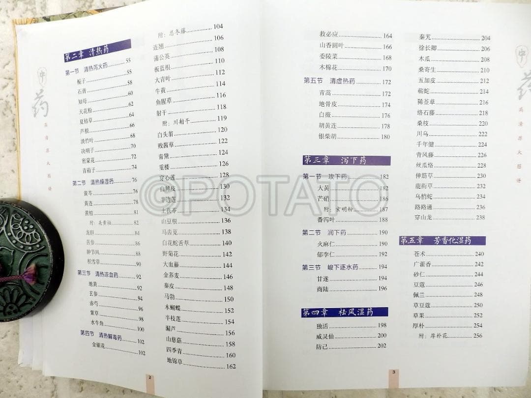中国語書籍：中药高清原大图谱【新品】