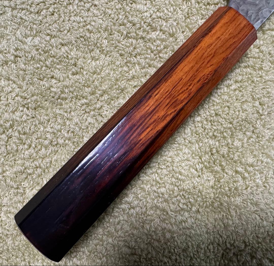 堺孝行 切付 三徳 包丁 160mm VG10 ダマスカス 日本製 剣型 新品