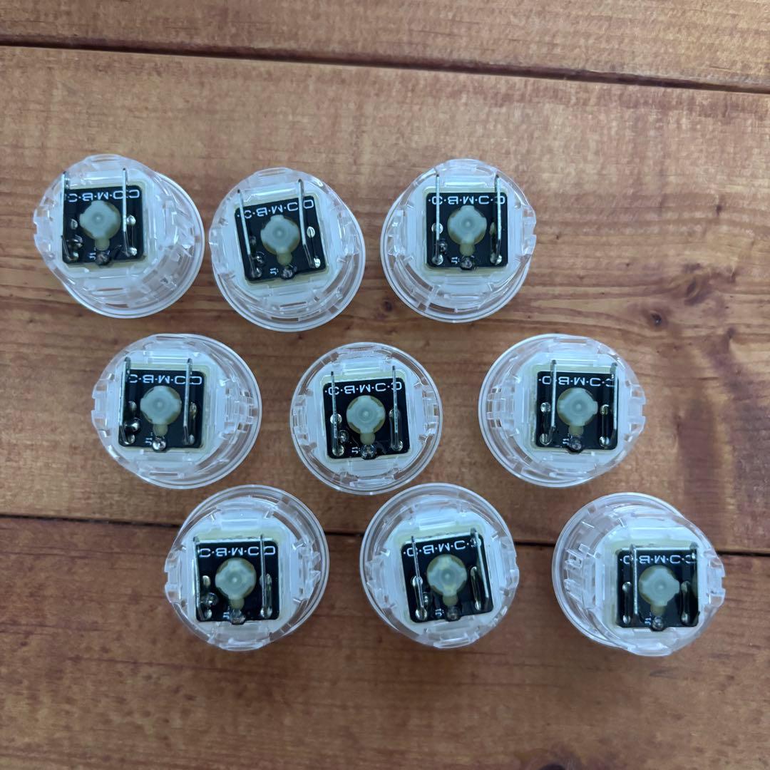 combo button 24mm CRYSTAL 9個 hitboxultra