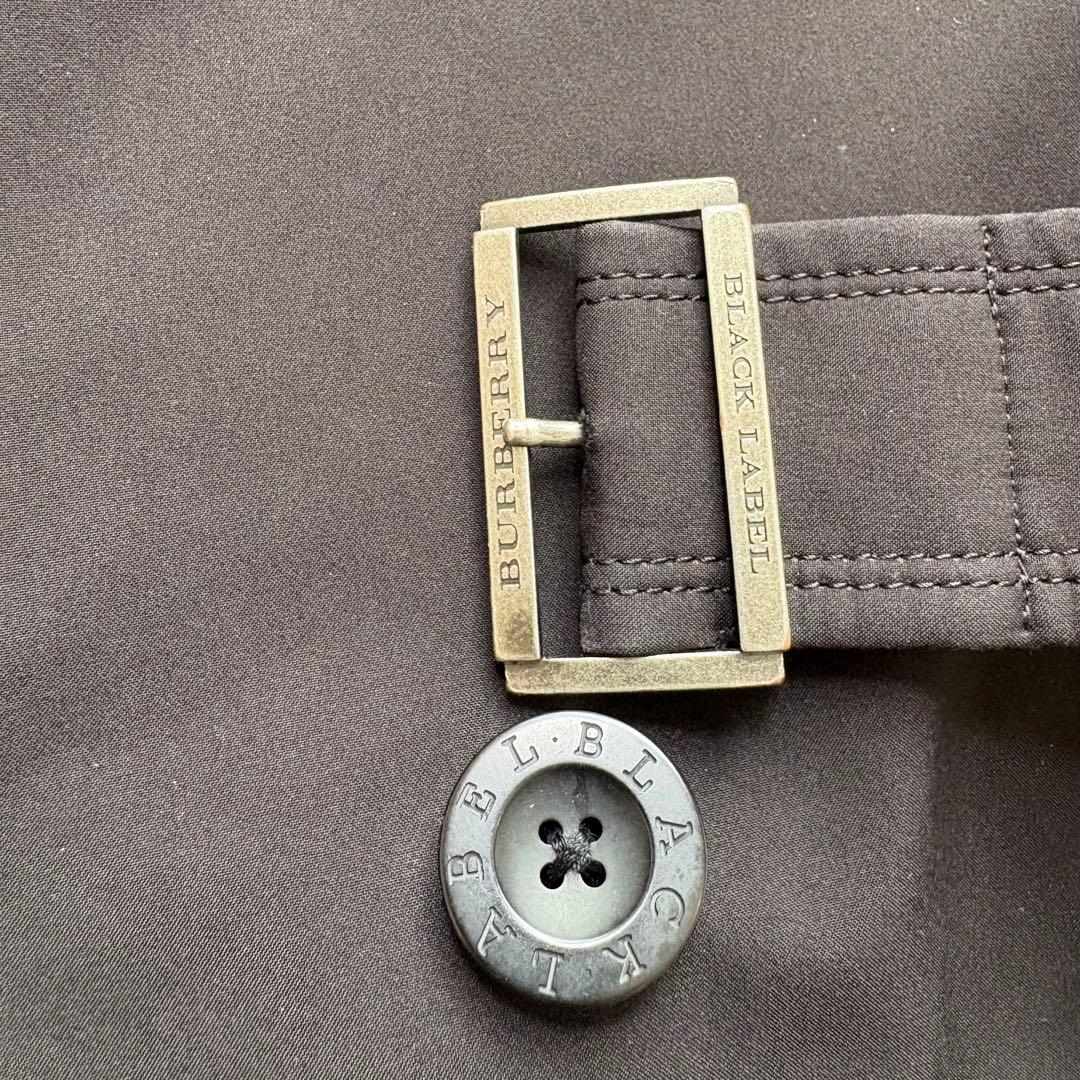 美品 バーバリーブラックレーベル トレンチコート M メンズ ブラック