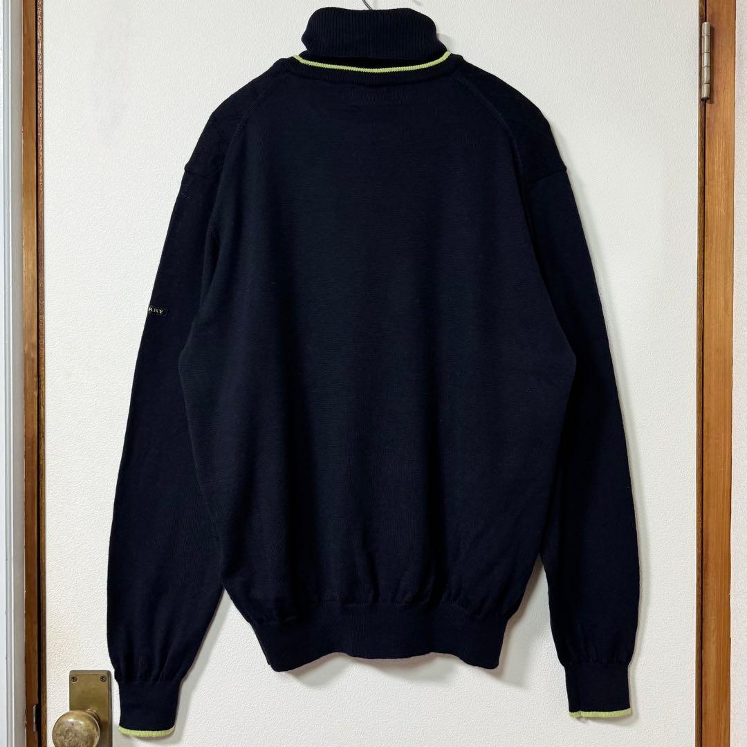 美品 BURBERRY GOLF バーバリーゴルフ セーター ハイネック 裏地
