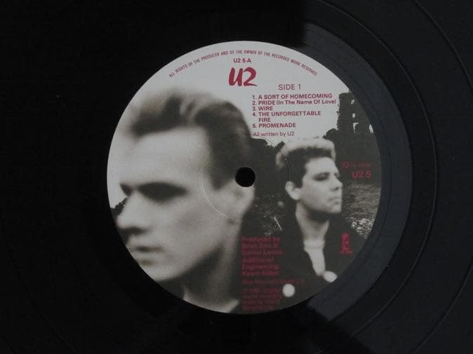 U2★Unforgettable Fire UK  オリジナル
