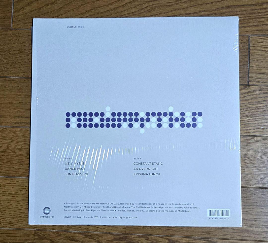 未聴 The Mercury Program New Myths 45RPM