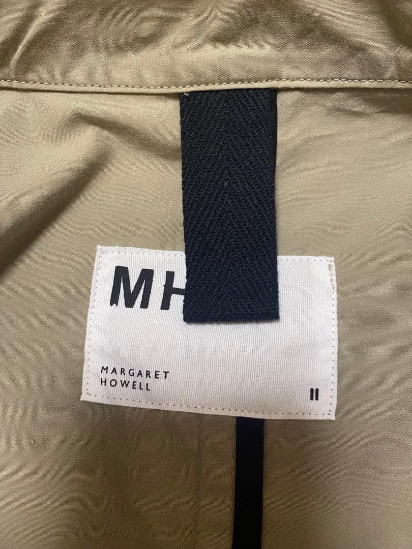 MHL ステンカラーコート PROOFED COTTON POPLIN
