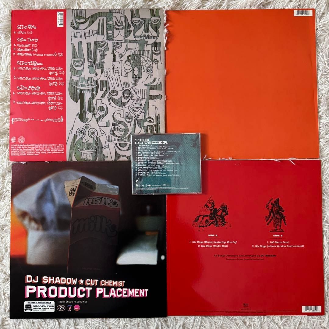 DJ SHADOW レコード 4点＋CD 1点 まとめ売り Preemptive