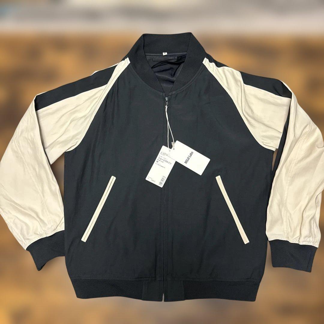 新品未使用品‼️⭐️MUJI Labo⭐️レーヨンコットン ショートブルゾⓂ️