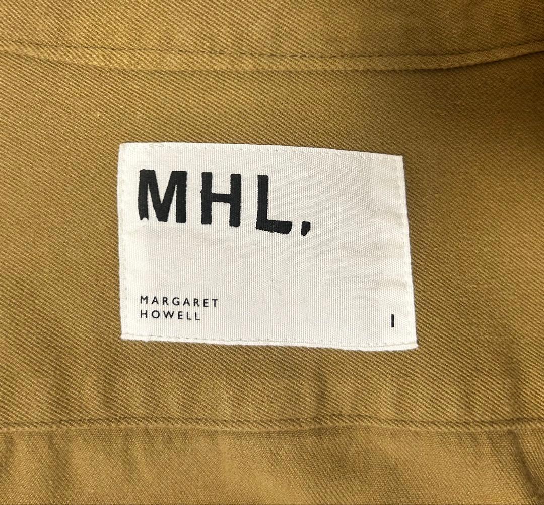 MHL.　マーガレットハウエル　コットン　バンドカラー　ワンピース　Ⅰ