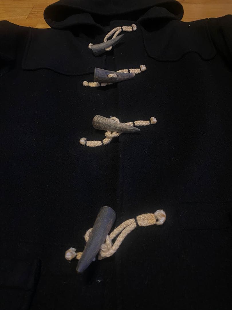GEOFFREY B. SMALL ｜カシミア ブラック ダッフルコート