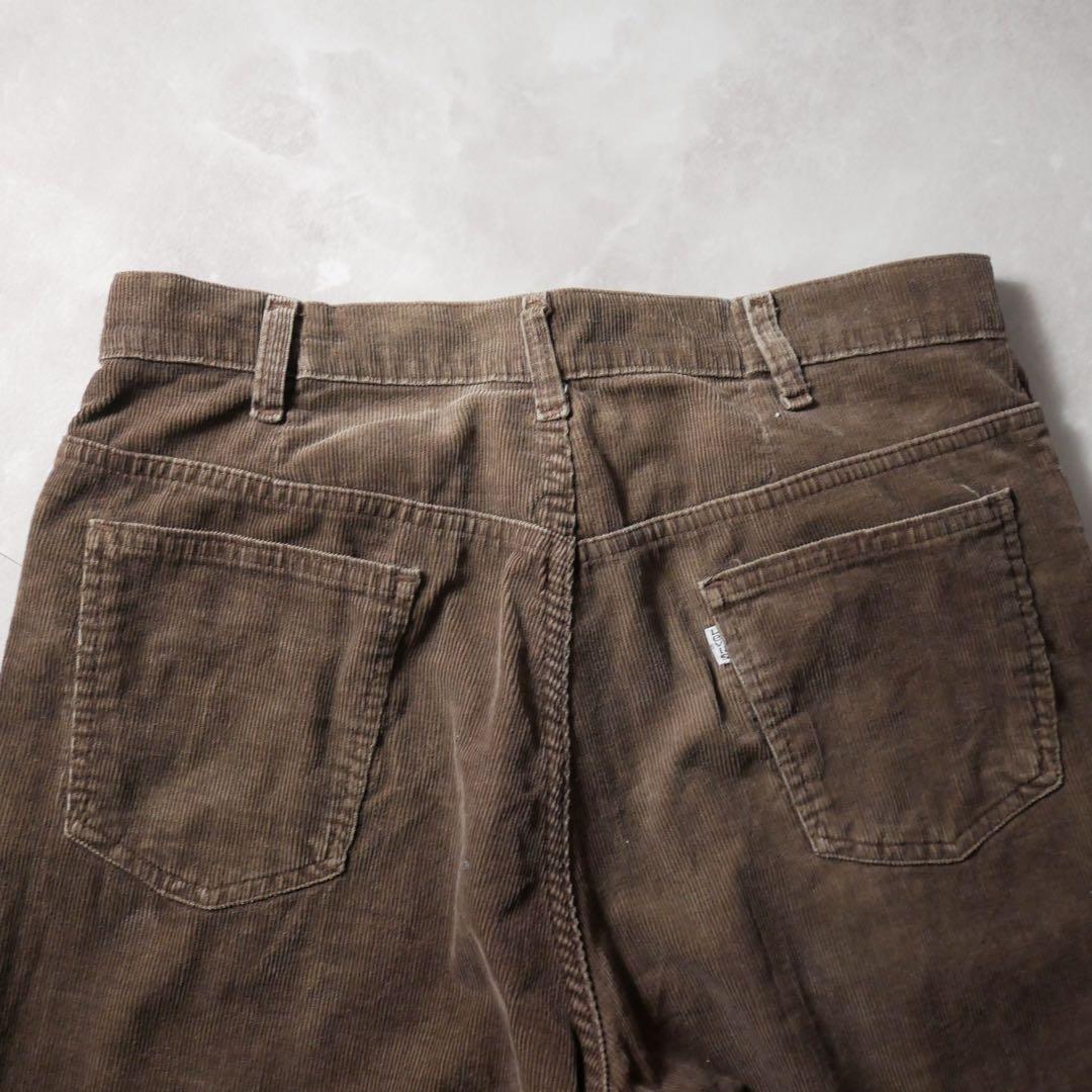 Levi's 70s コーデュロイパンツ ブラウン 646 33
