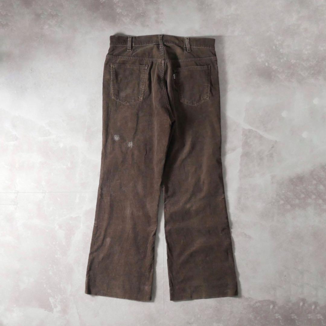 Levi's 70s コーデュロイパンツ ブラウン 646 33