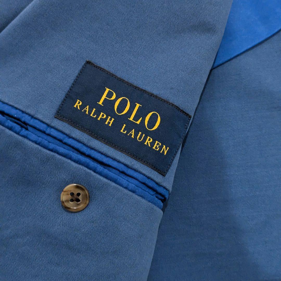Polo ポロラルフローレン 青 テーラードジャケット 2B