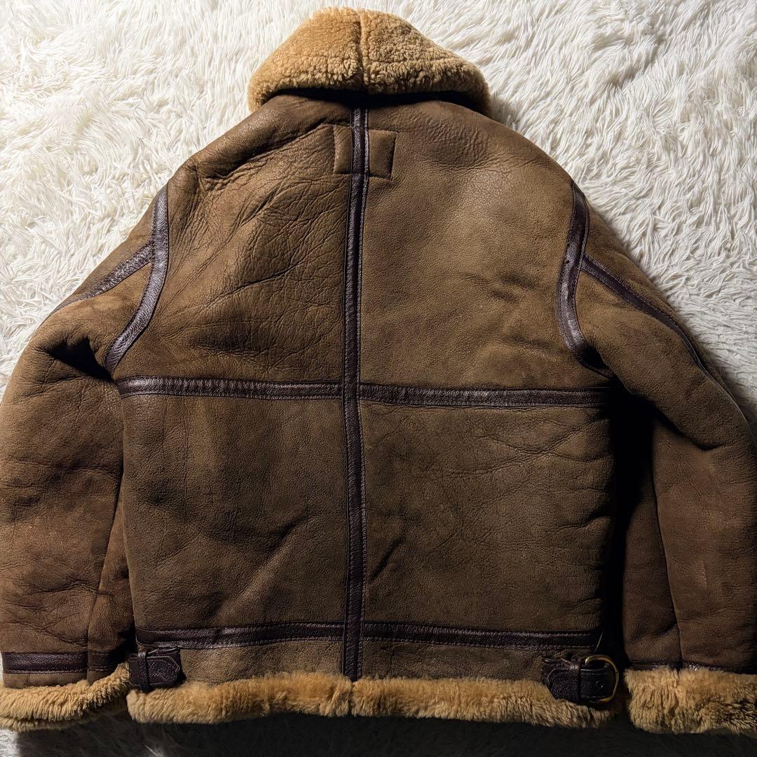 シ*ラ様 【米国製】schott フライトジャケット　B-3 羊革　ムートン　ボ