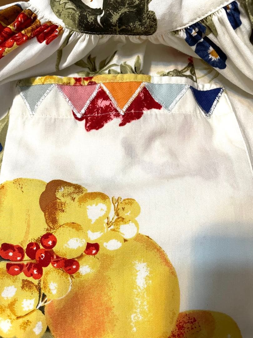 ゆ*♡様 ピンクハウス　ミックスフルーツ　パッチワークスカート　キナリ