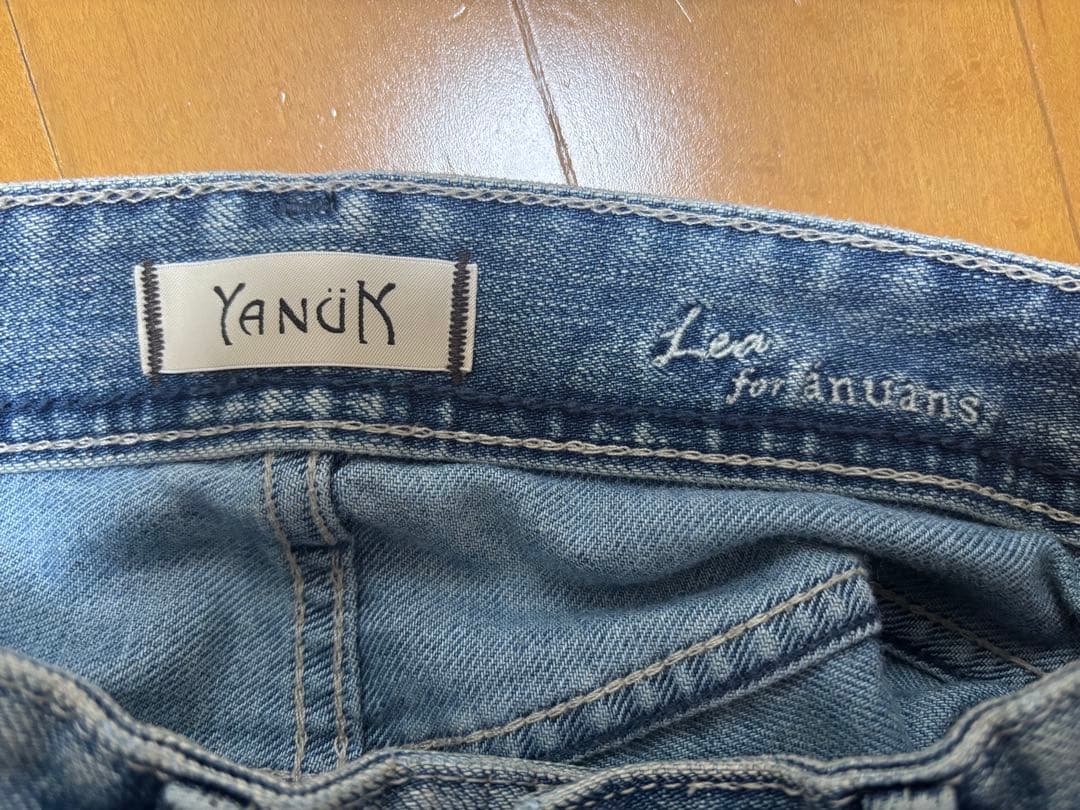 YANUK×anuans ハイウエスト ストレートデニム 23