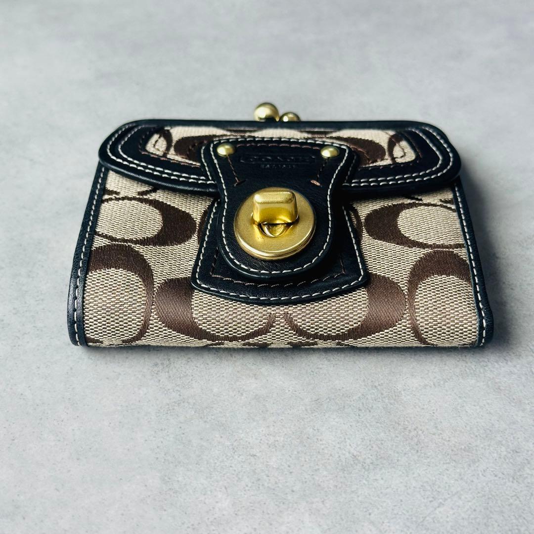 希少✨COACH Signature Legacy Folding wallet