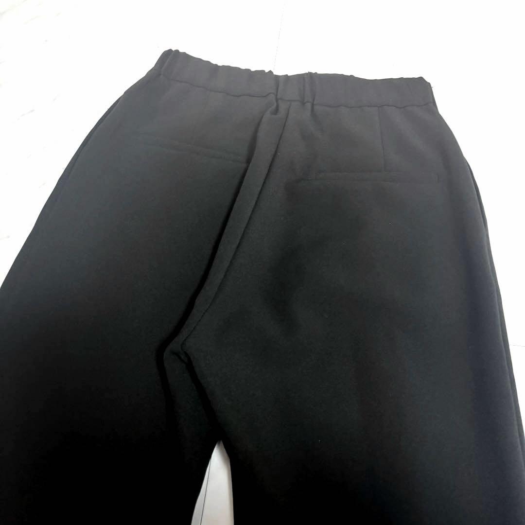 【美品】2025✨️アニュアンス ストレッチ スリット フレア パンツ 黒 M