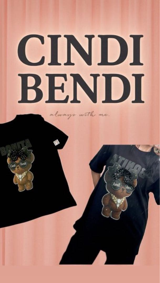 【新品❣️】CINDIBENDI ボニータTシャツ2カラー セットノベルティー付