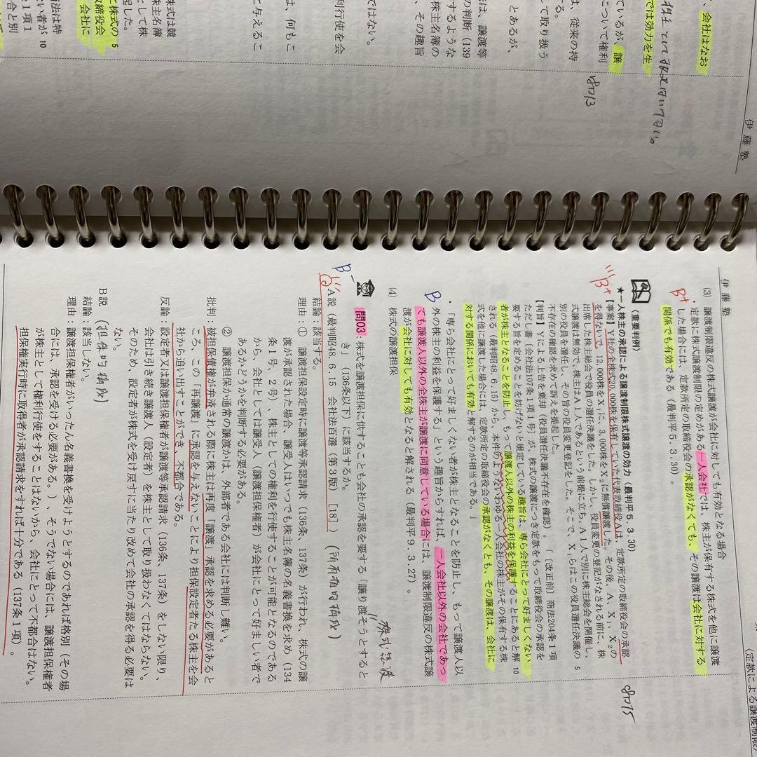 伊藤塾　司法試験入門講座 [2020年開講講座] フルセット　バラ売り除く