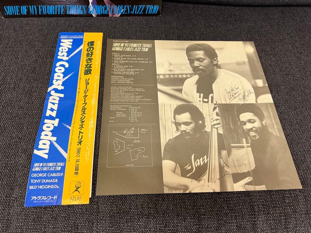 帯付 ジョージ・ケーブルス・ジャズ・トリオ LA27-1002 LPレコード